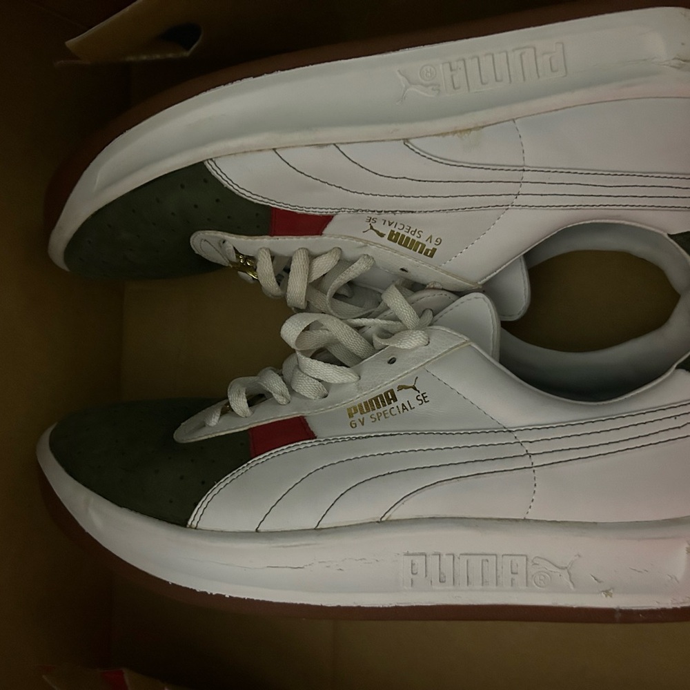 Puma GV Special SE Sneakers - White, Green, Red